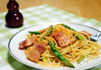 Japanese style pasta with Yuzu Shichimi